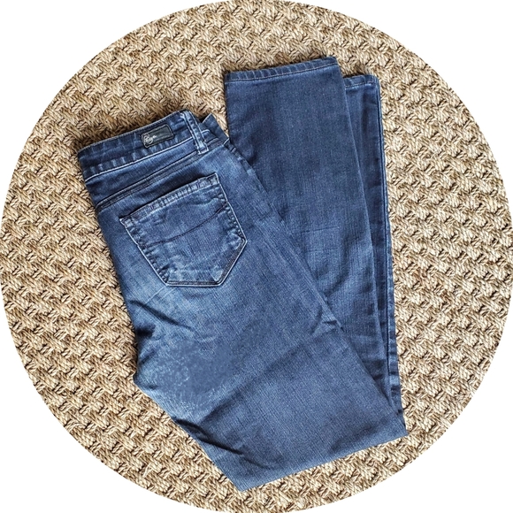 PAIGE Skyline Skinny Ankle Jeans in Twilight - Picture 1 of 16